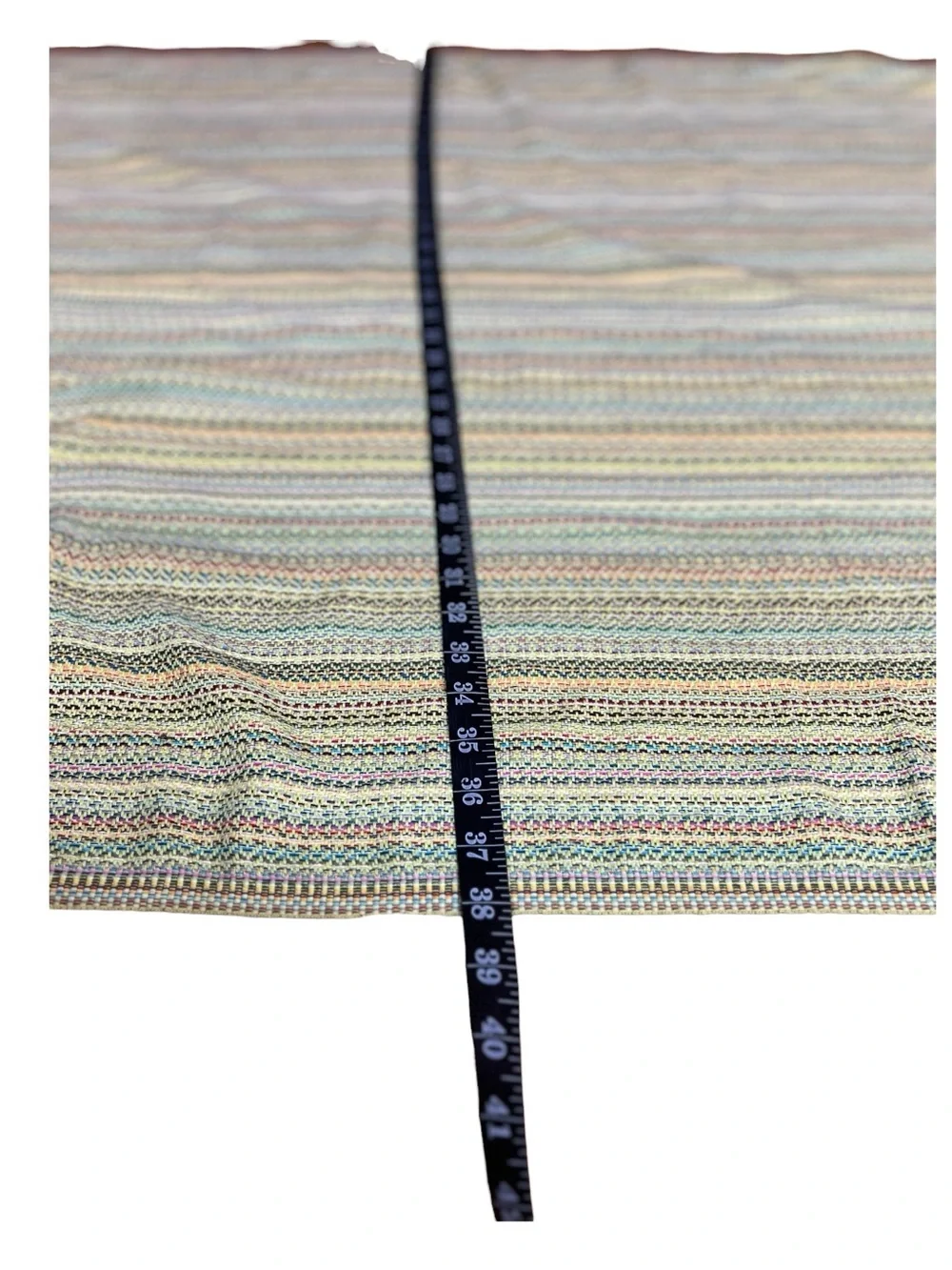 TEEMA Labyrinth Collection Green Cotton Turkish Towel Shawl Throw Blanket 38x7 - Picture 6 of 6